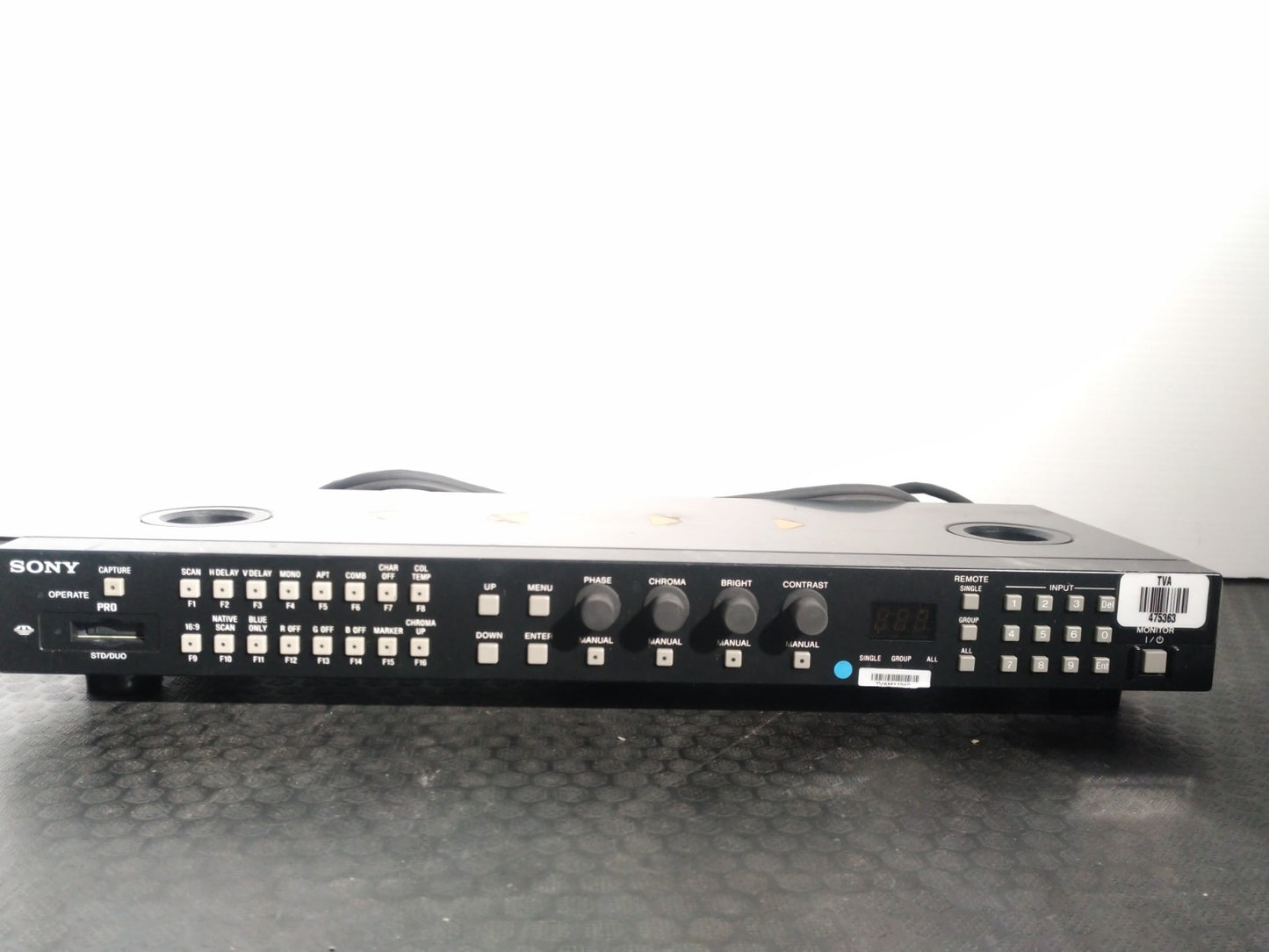 Sony BKM-16R Monitor Control Unit NO Power Supply