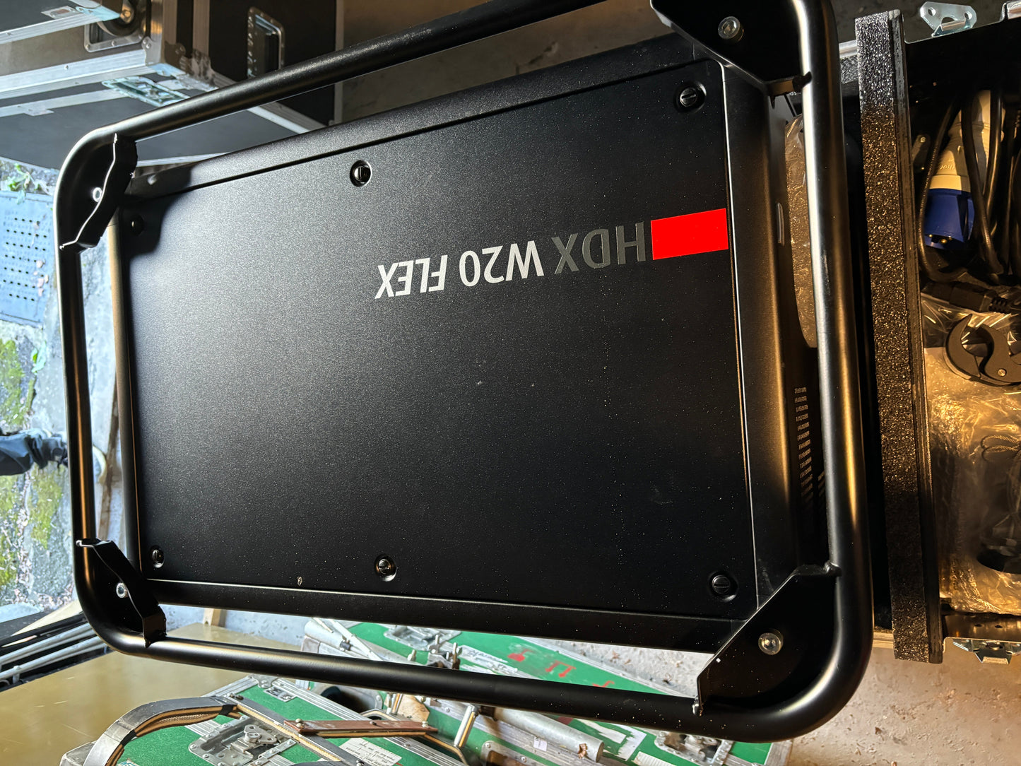 Barco HDX-W20 FLEX WUXGA Large Venue Projector, Cage and Roadcase