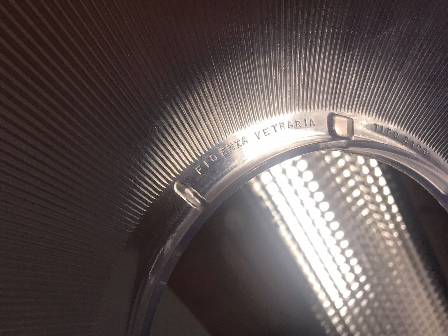 Polycarbonate Reflector For High Bay Fixture 19.5in Diam. Flange 5.25”.