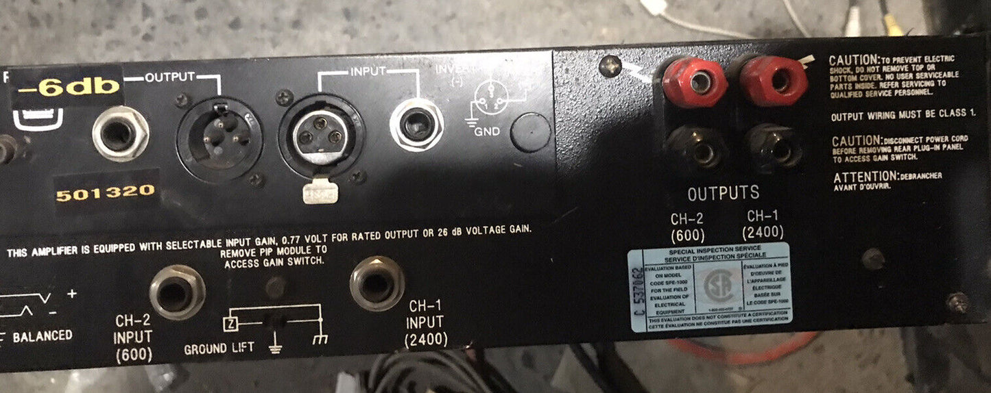 Crown MacroTech 24x6 Amplifier