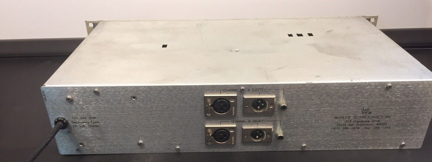 Wohler Technologies AMP2 Audio Monitor Panel.