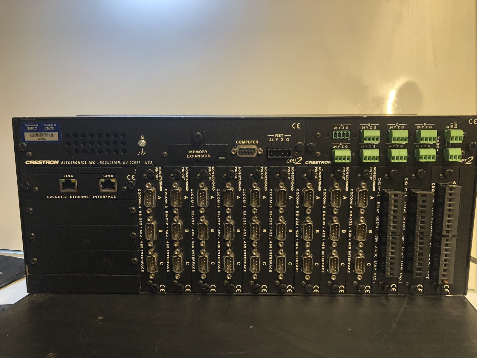 Crestron Rack2 Interface Control Card Loaded