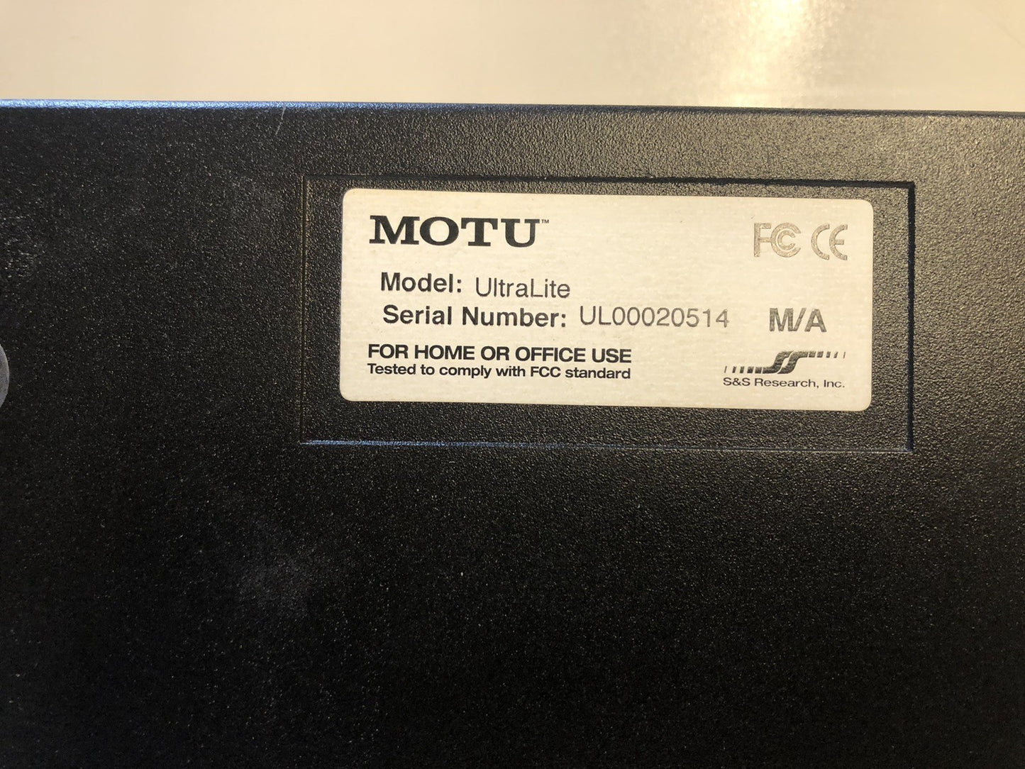 MOTU Ultra Lite 10 X 14 FireWire  Audio Interface