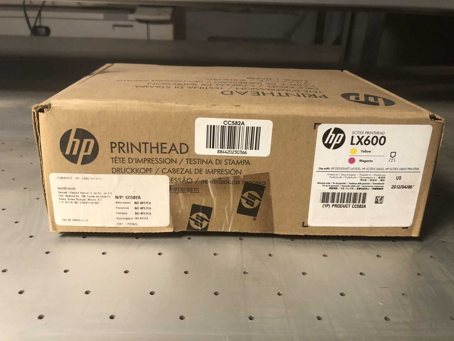 Hp Printhead Scitex L65500 Lx800 Lx600 / Cc582a No. 786 Magenta Yellow