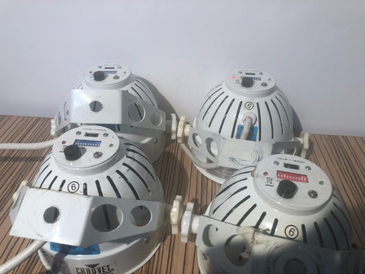 Lot of 4 Chauvet LED Splash LED-PAR196