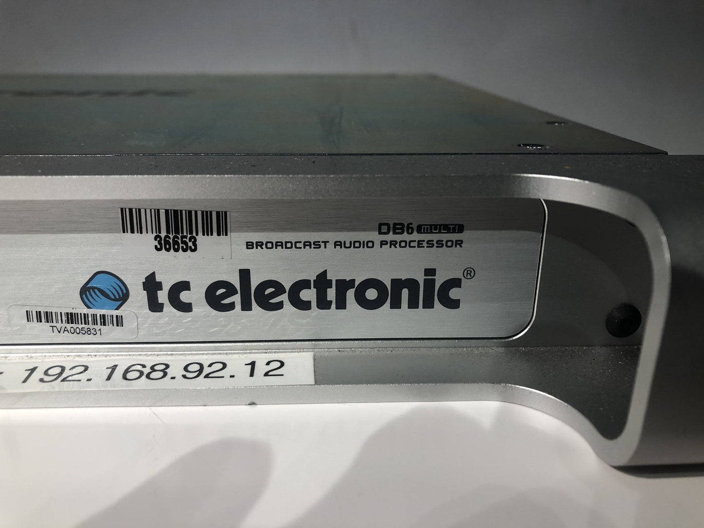 TC Electronic DB6 Single Broadcast Audio Processor