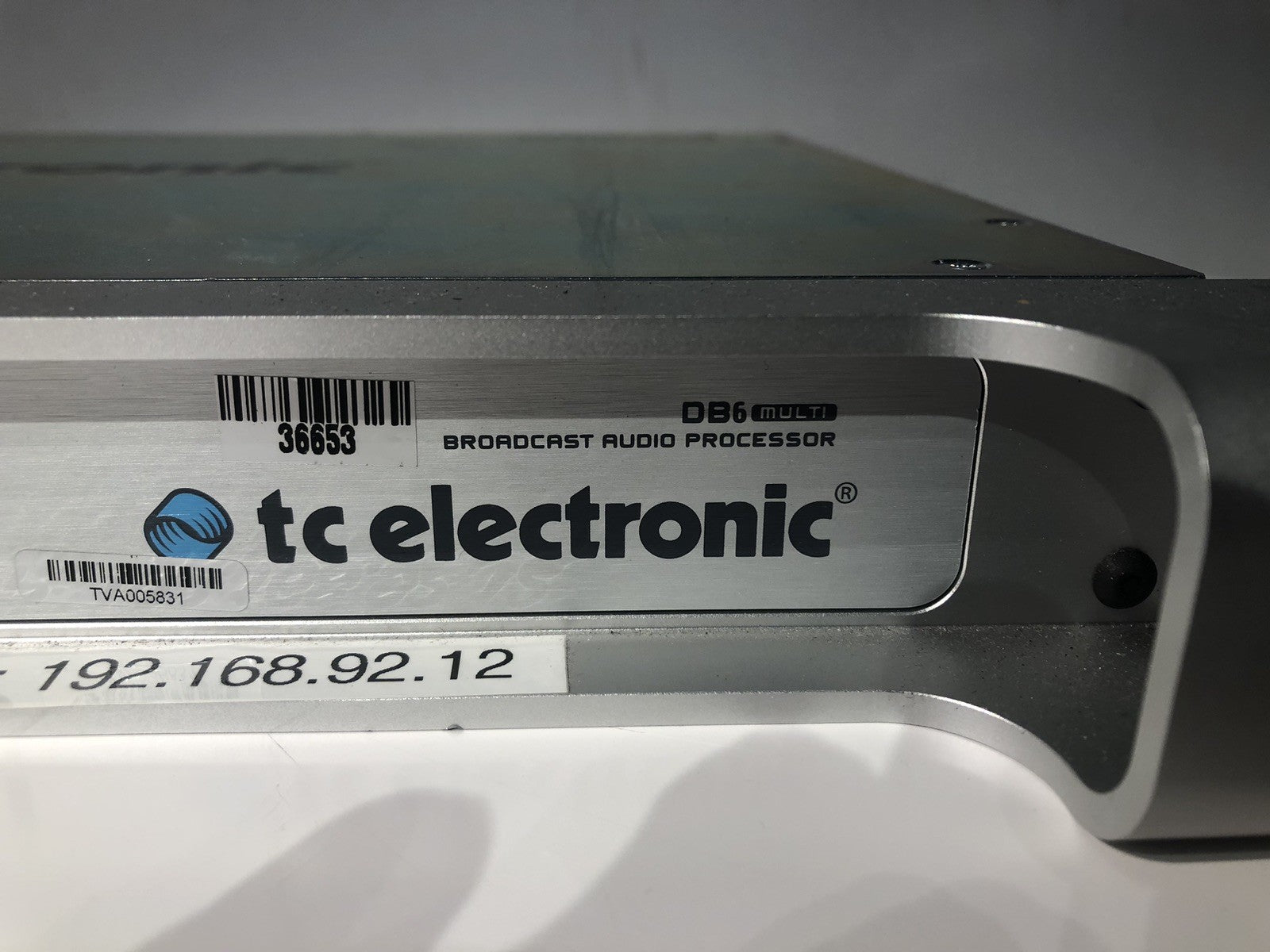 TC Electronic DB6 Single Broadcast Audio Processor