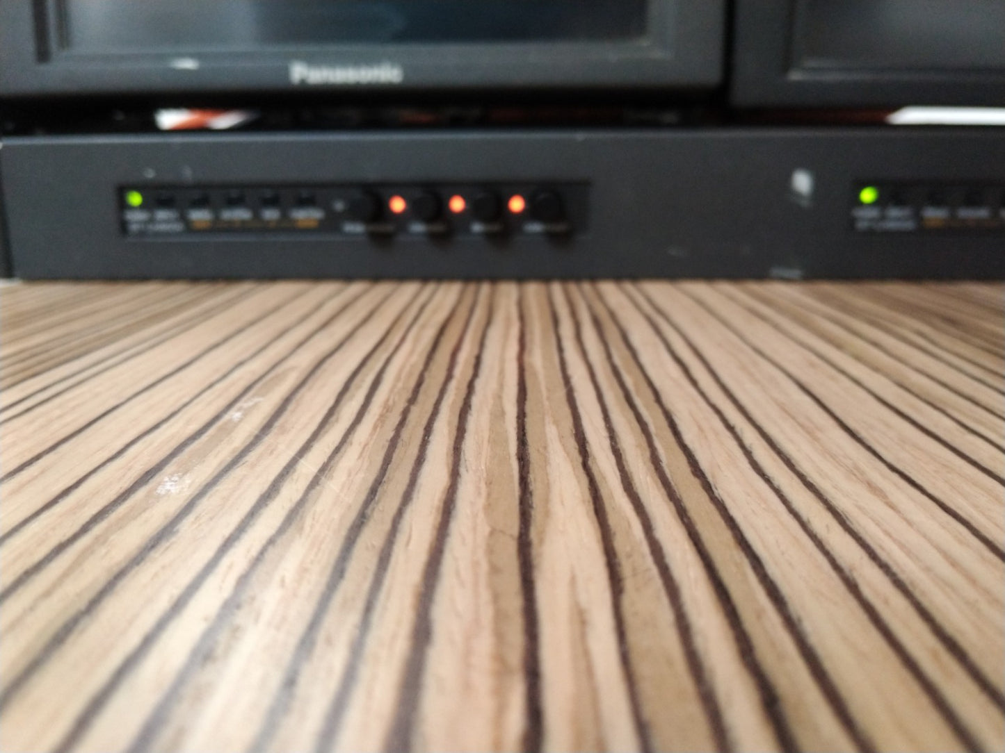 Dual Panasonic BT-LH900AP Monitor with Anton Bauer battery terminal, Rackmount