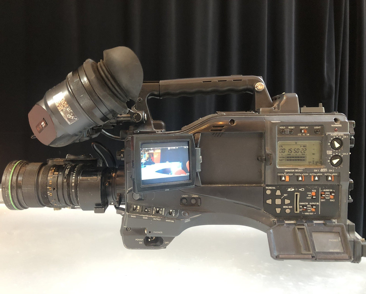 Panasonic AJ-SCP700P with Lens Canon J13x9B4 IRS  II-A sx12 * Read