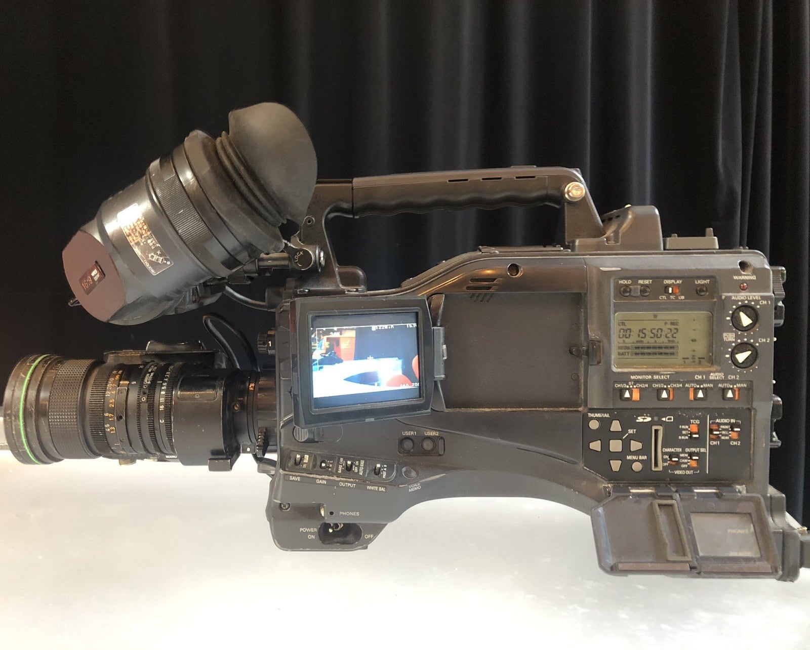 Panasonic AJ-SCP700P with Lens Canon J13x9B4 IRS  II-A sx12 * Read