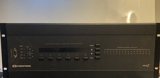 Crestron Rack2 Interface Control Card Loaded