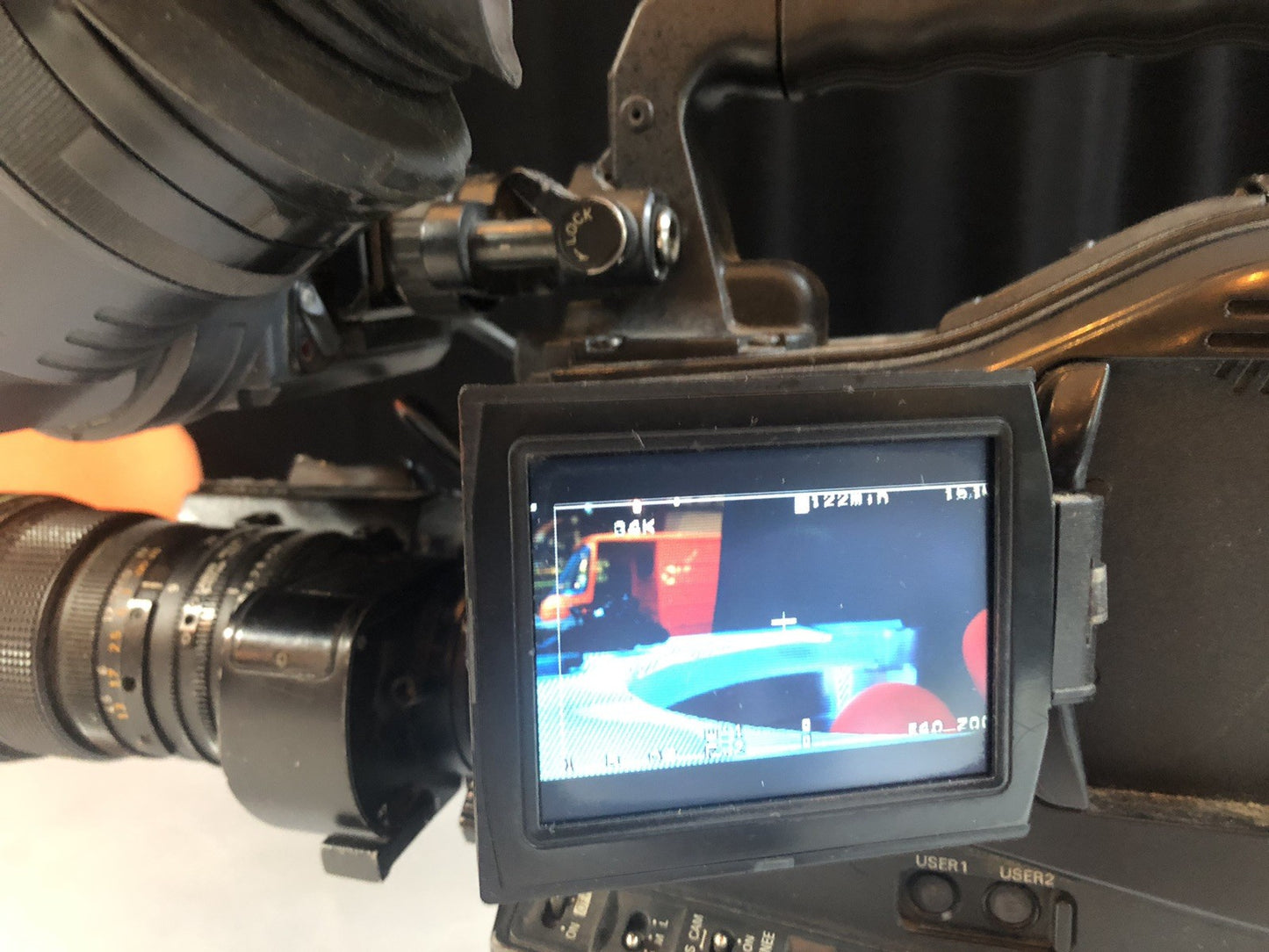 Panasonic AJ-SCP700P with Lens Canon J13x9B4 IRS  II-A sx12 * Read