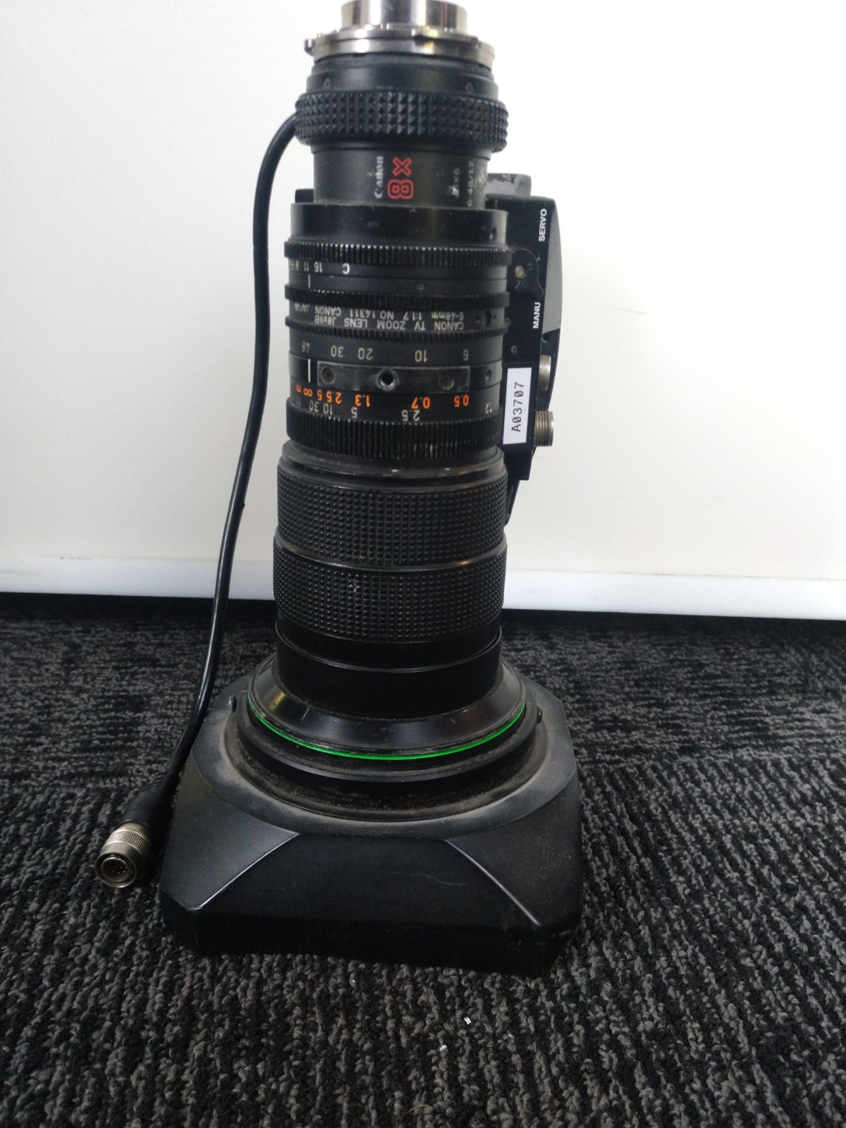 Canon J8x6B4 KRS A SX12 Broadcast Wide Lens (servo zoom)