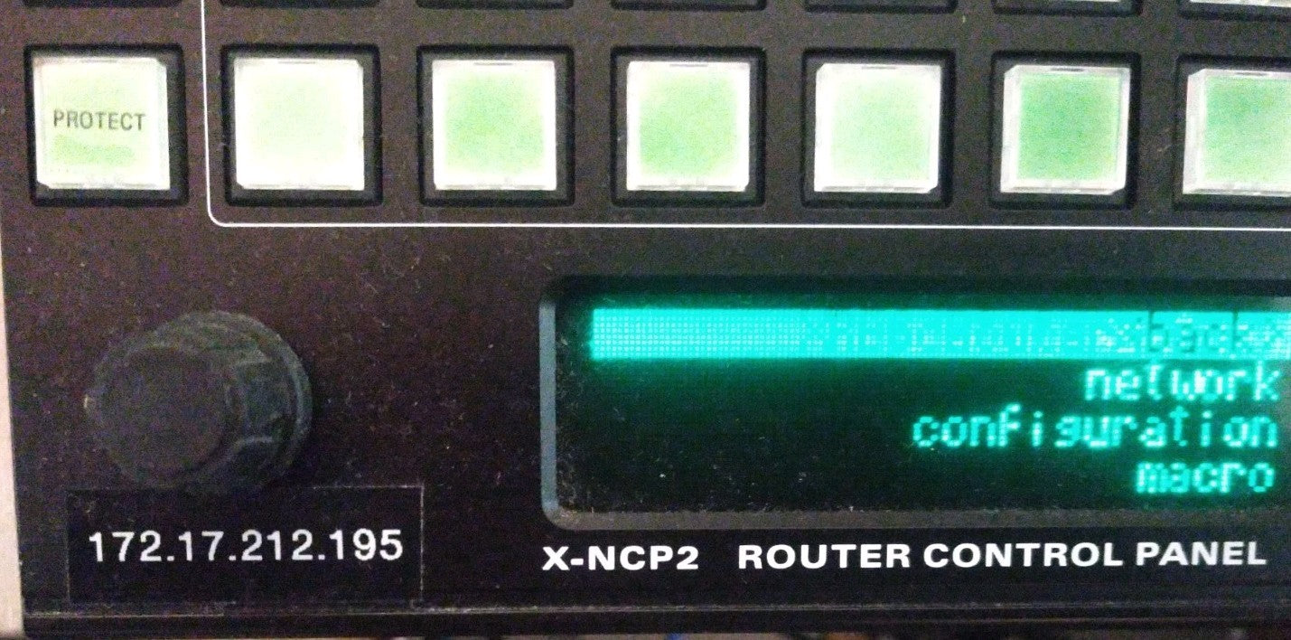 Evertz XRF6 32x32 RF Matrix Router – Complete Working System with Remote X-NCP2