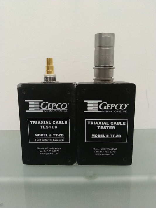 Gepco cable triaxial câble tester