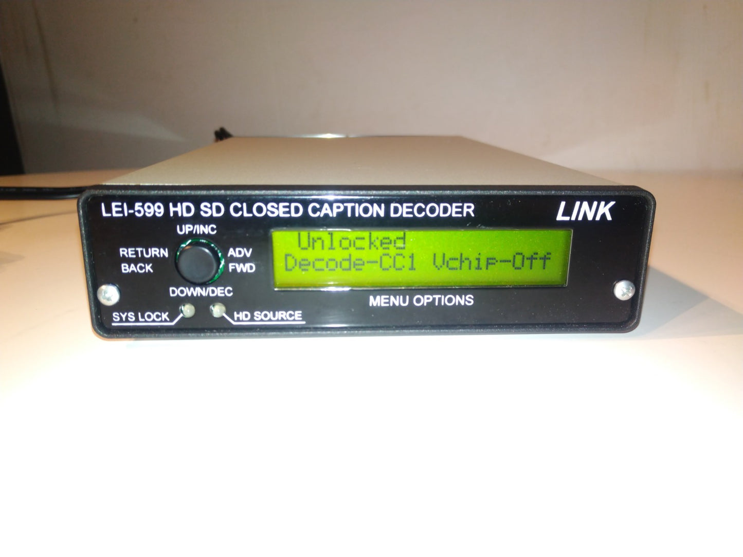 Evertz Caption Encoder HD9084