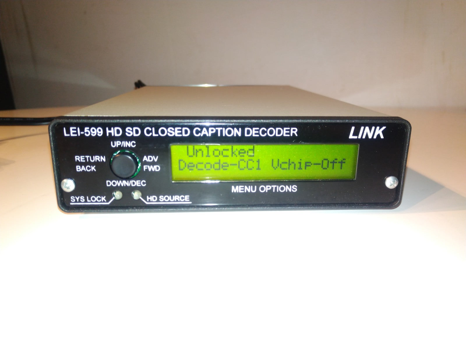 Evertz Caption Encoder HD9084