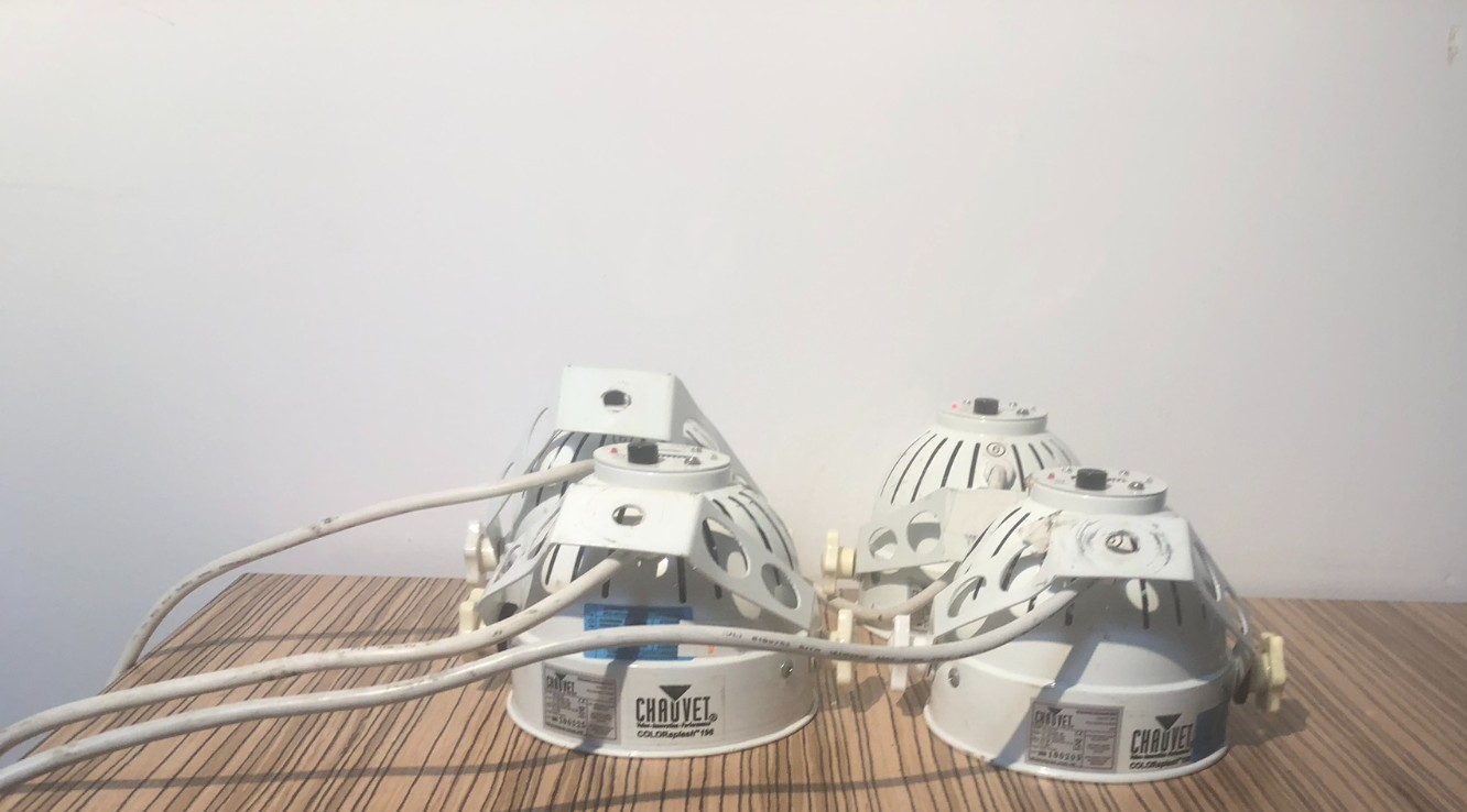 Lot of 4 Chauvet LED Splash LED-PAR196