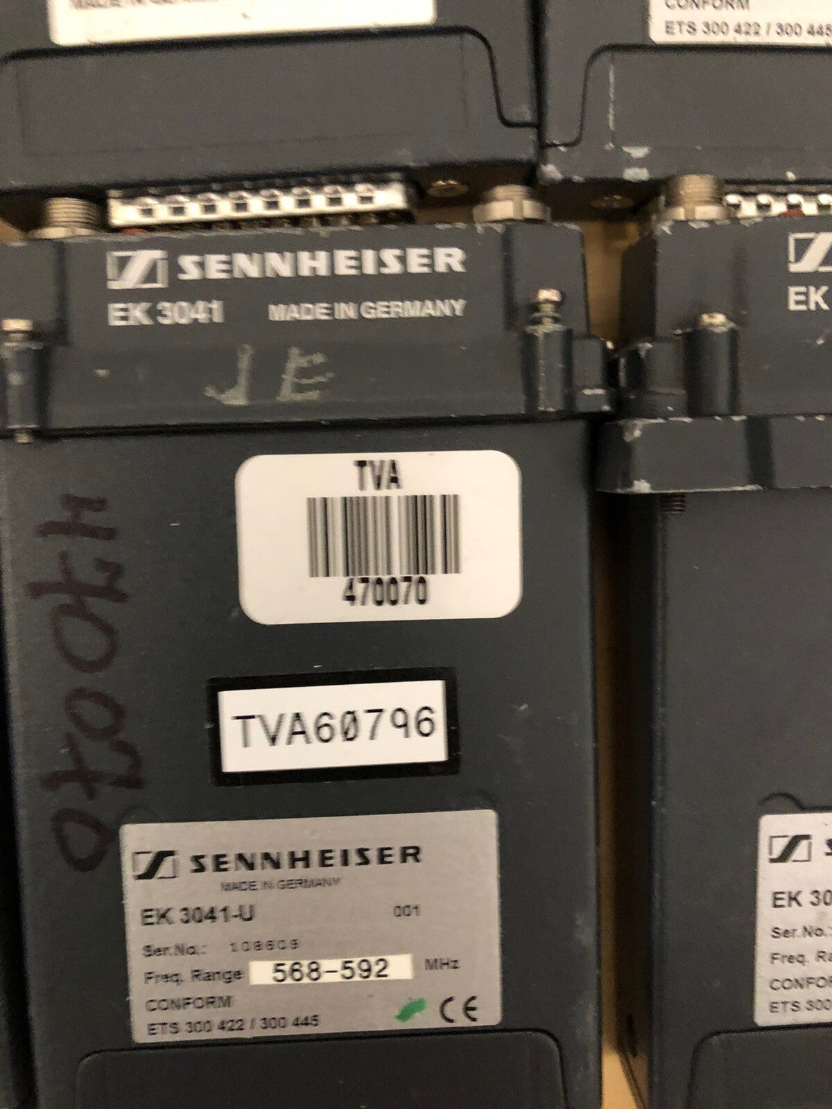 Sennheiser Receiver EK 3041U   568-592 Mhz