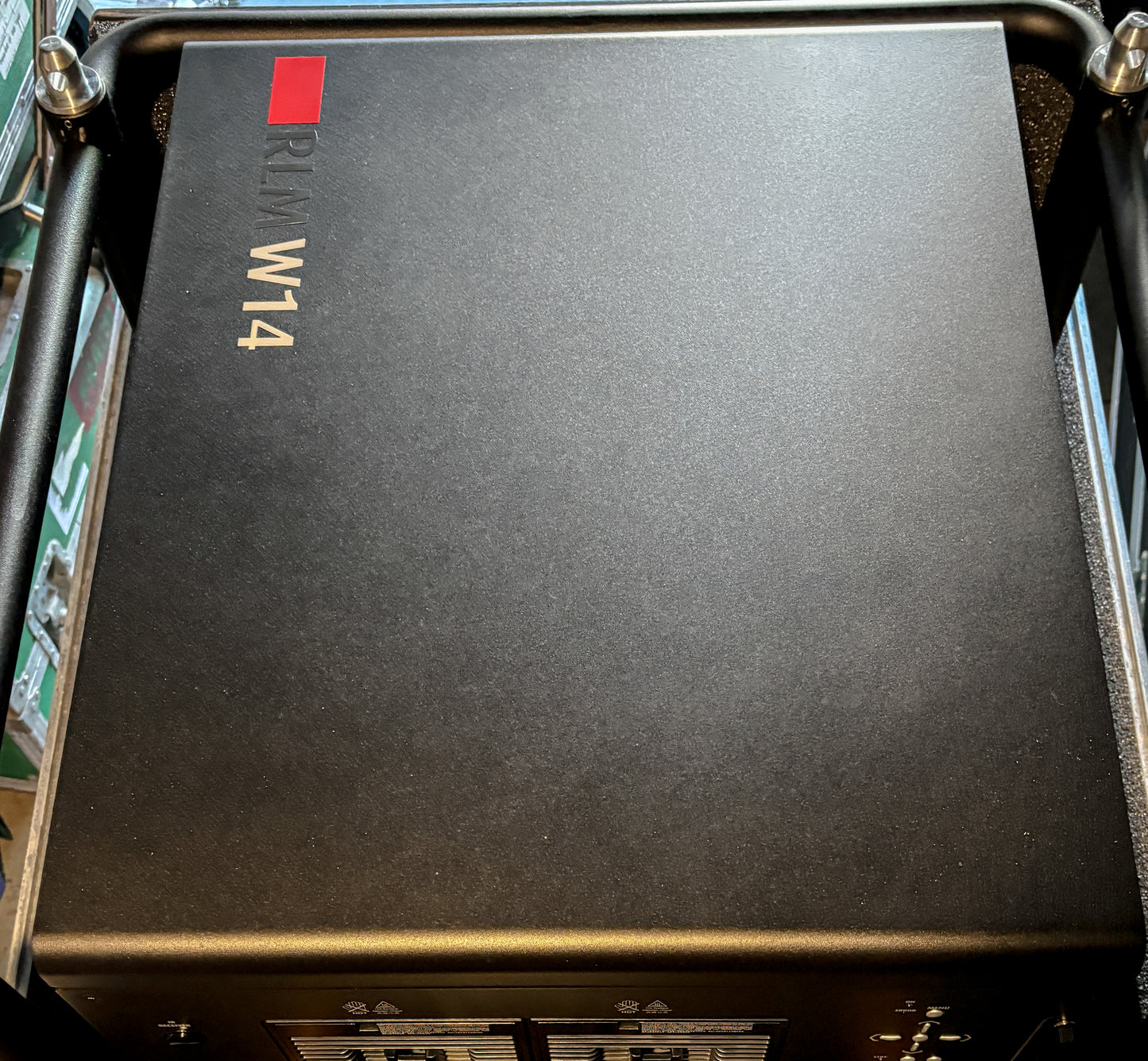 Barco RLM-W14 13,500 Lumens WUXGA Large Venue Projector, Cage and Roadcase