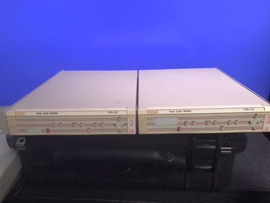 Lot of (2) Skotel Time Code Reader TCR-112