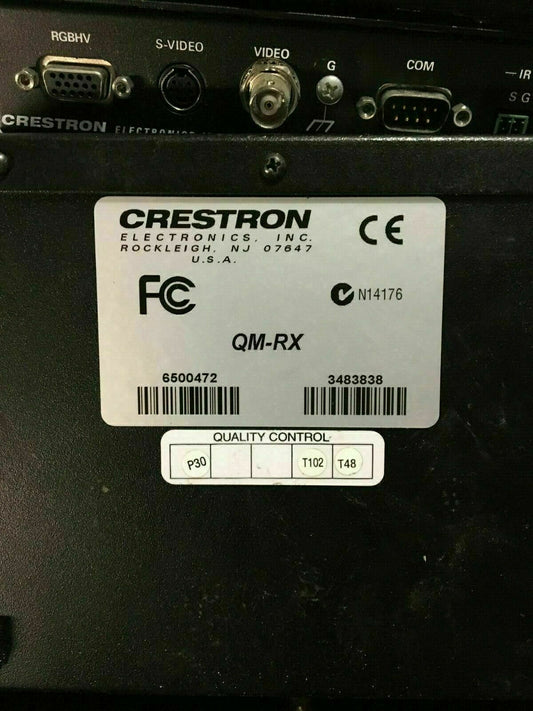 LOT OF 6 CRESTRON QM-RX