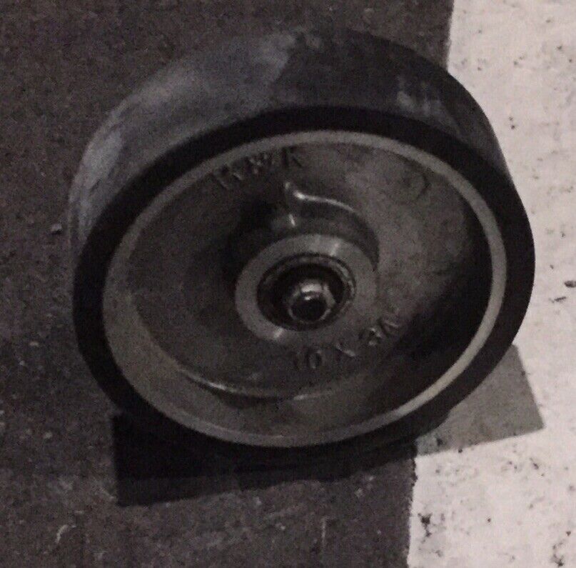 R&K 10x3A Loadmaster polyurethane wheel side mounted non-marking