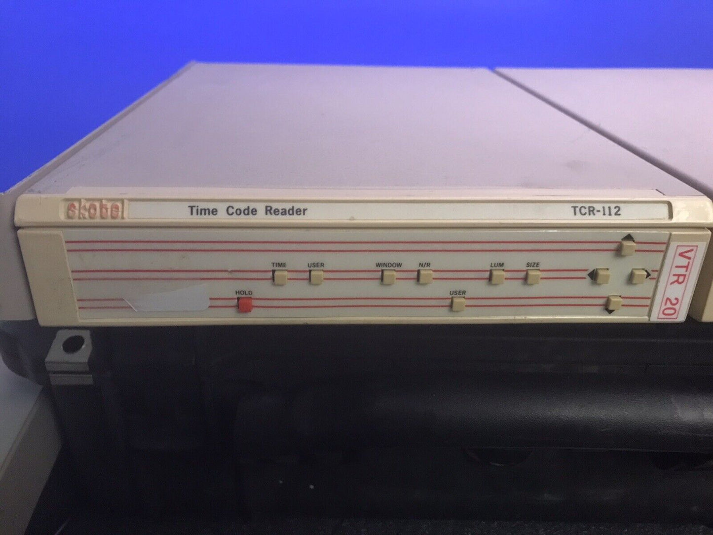 Lot of (2) Skotel Time Code Reader TCR-112