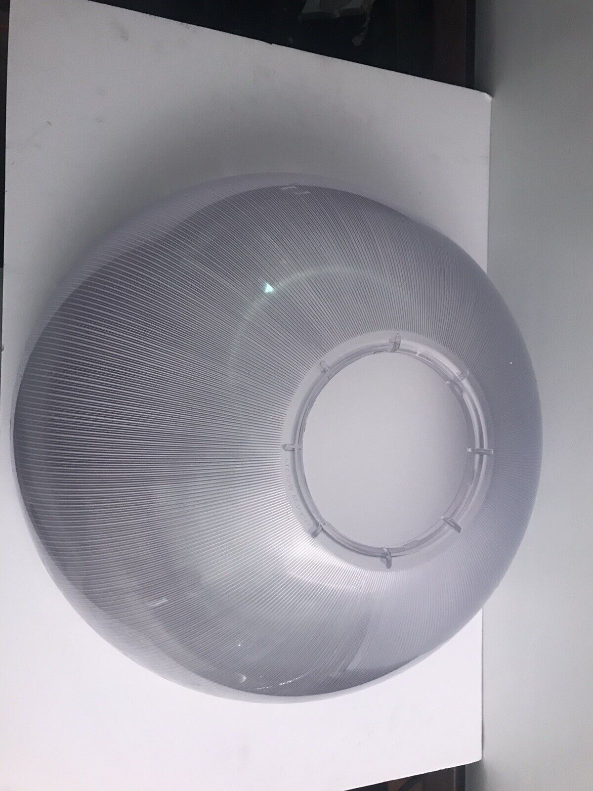 Polycarbonate Reflector For High Bay Fixture 19.5in Diam. Flange 5.25”.