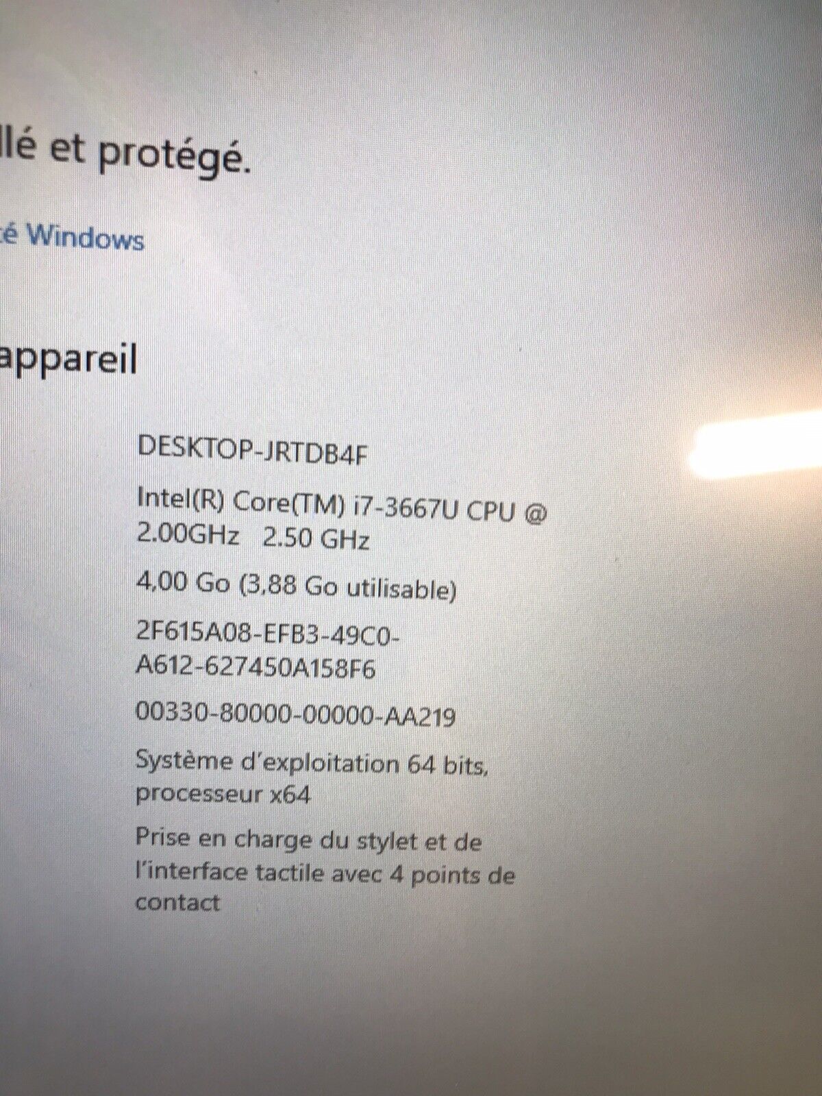 Motion Tablet MCF5t CFT-003 i7 3667U/4GB /60 SSD 10.4''Touchscreen