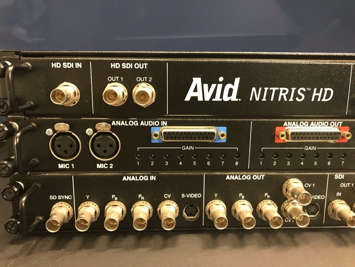 AVID NITRIS  0020-03283-01 HD Card Breakout Box Audio
