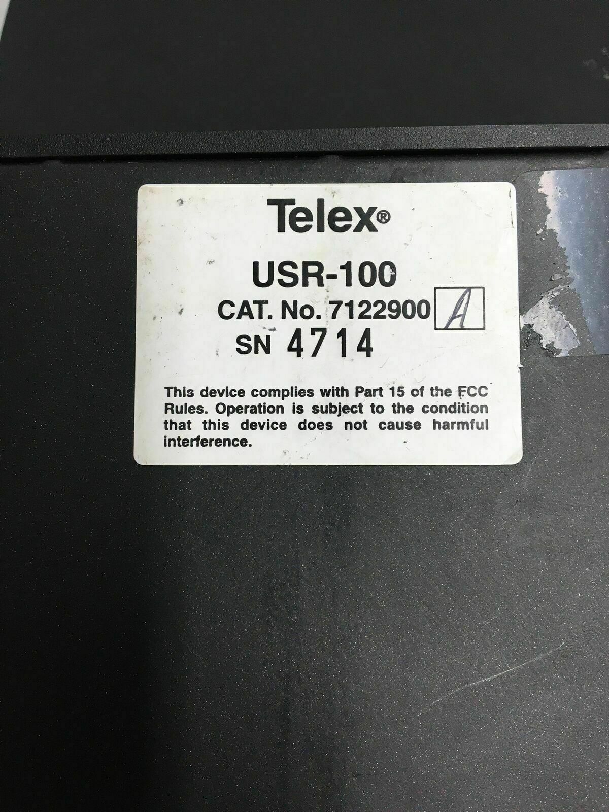 TELEX USR-100 WIRELESS MICROPHONE RECEIVER