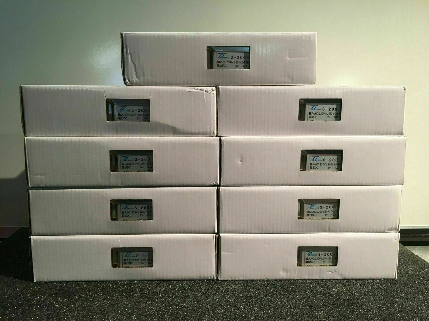 S-200-5 5V 40A 200W Switching Power Supply