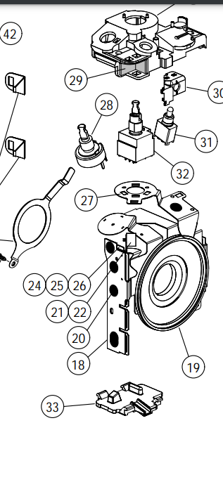 Motorola Replacement Housing Case For XTS3000 Model 1
