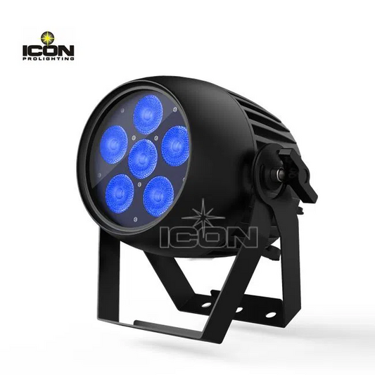 Par LED 6X15W Wi-fi, Remote and DMX IP6